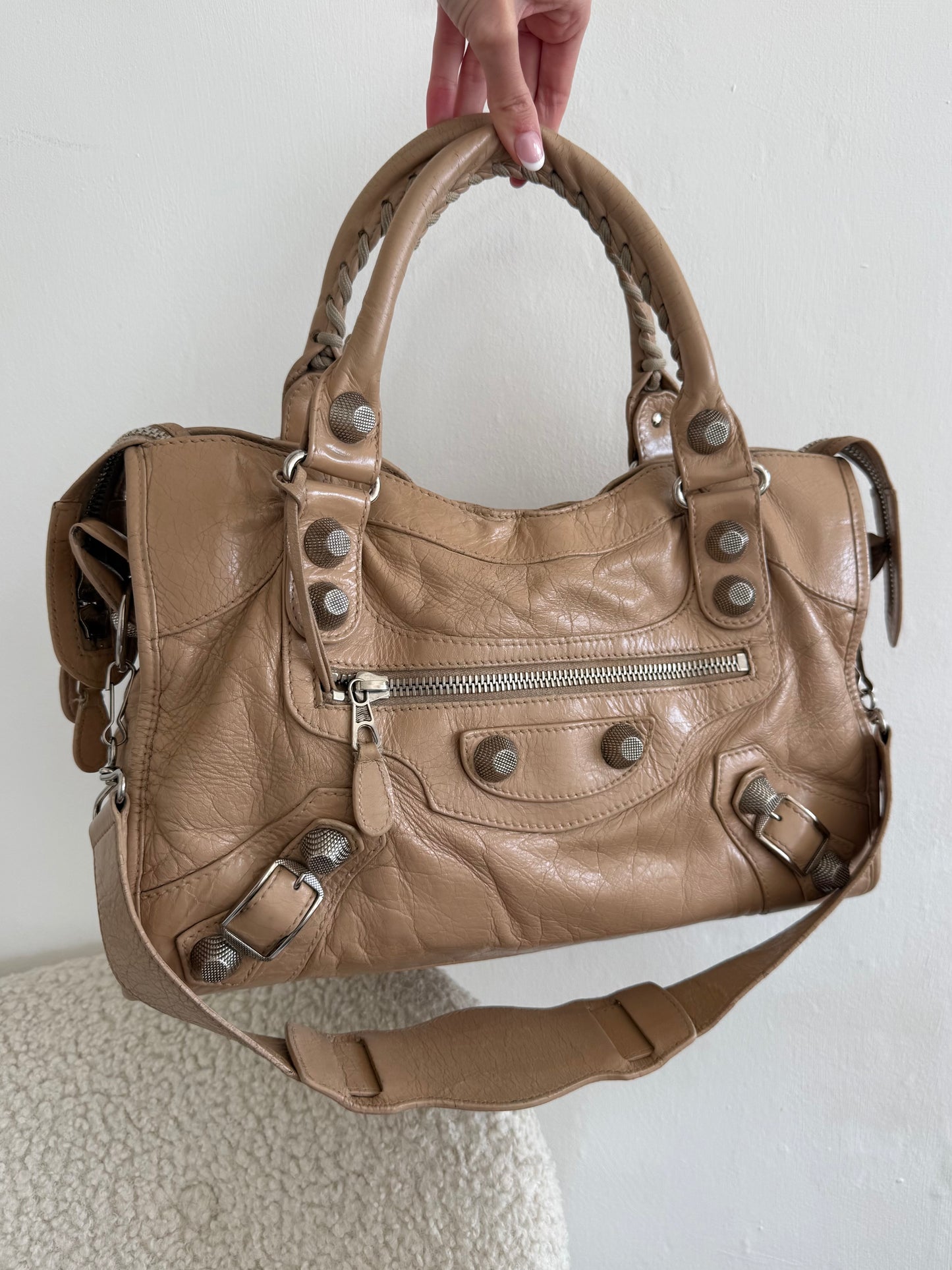 Balenciaga Le City Handbag – Beige