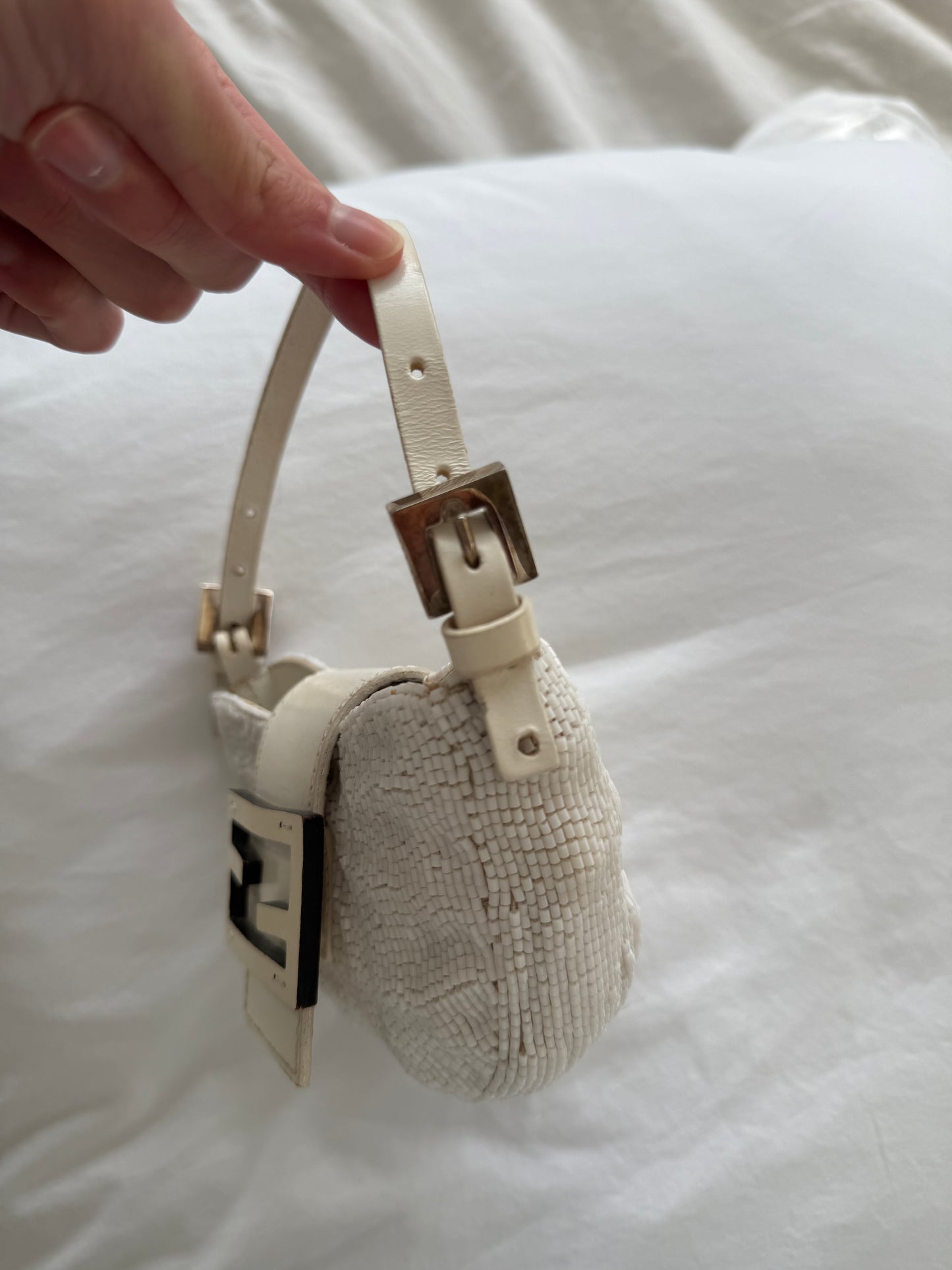 Fendi sequin Mini Crossiant bag