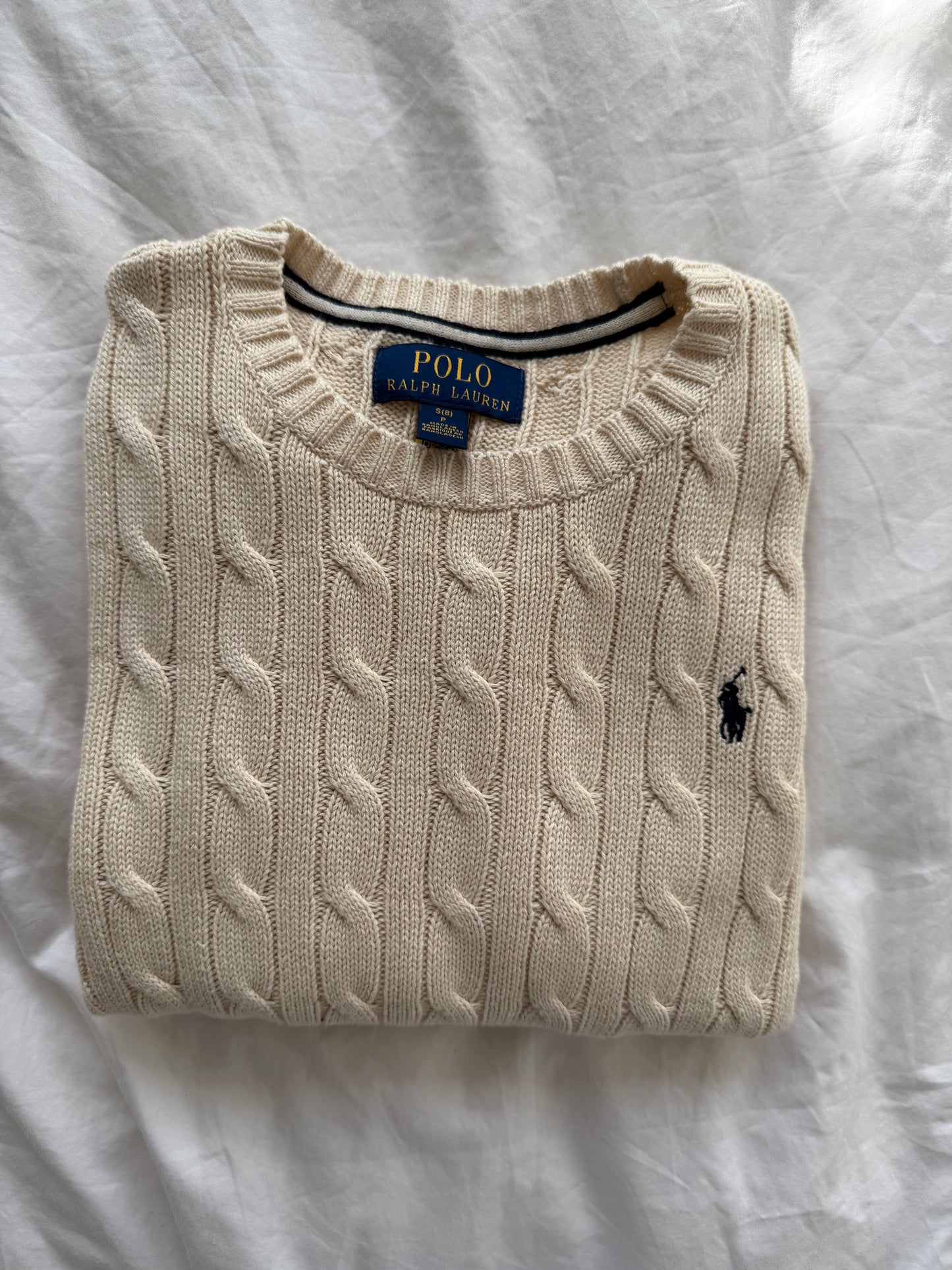 Ralph Lauren cream knit