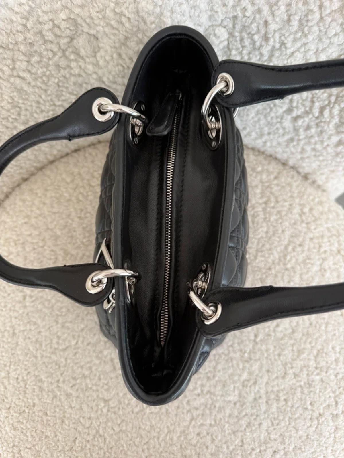 Christian Dior Lady Dior Medium Bag Black Cannage