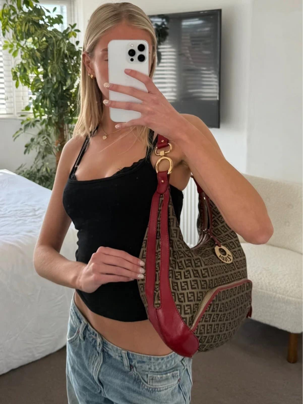 Fendi Zucchino Chef Hobo Bag
