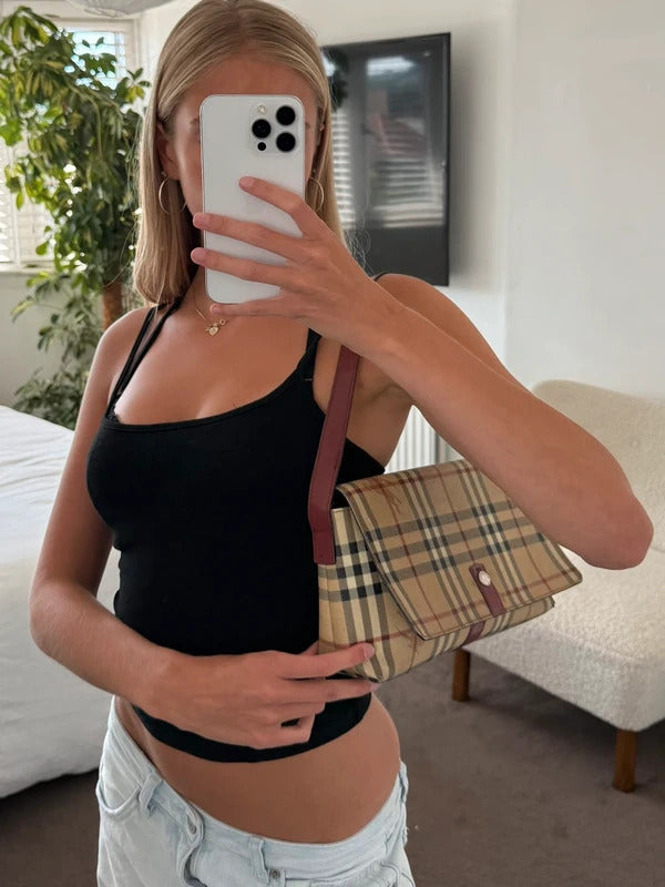 burberry nova check shoulder bag