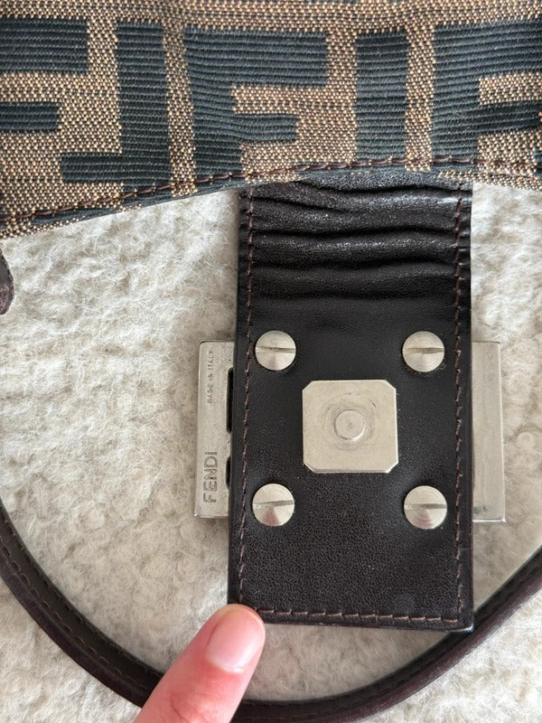 Fendi Zucca Mini Croissant Bag