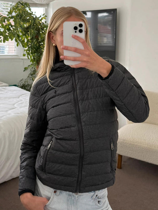 Ralph Lauren Charcoal Puffer Jacket