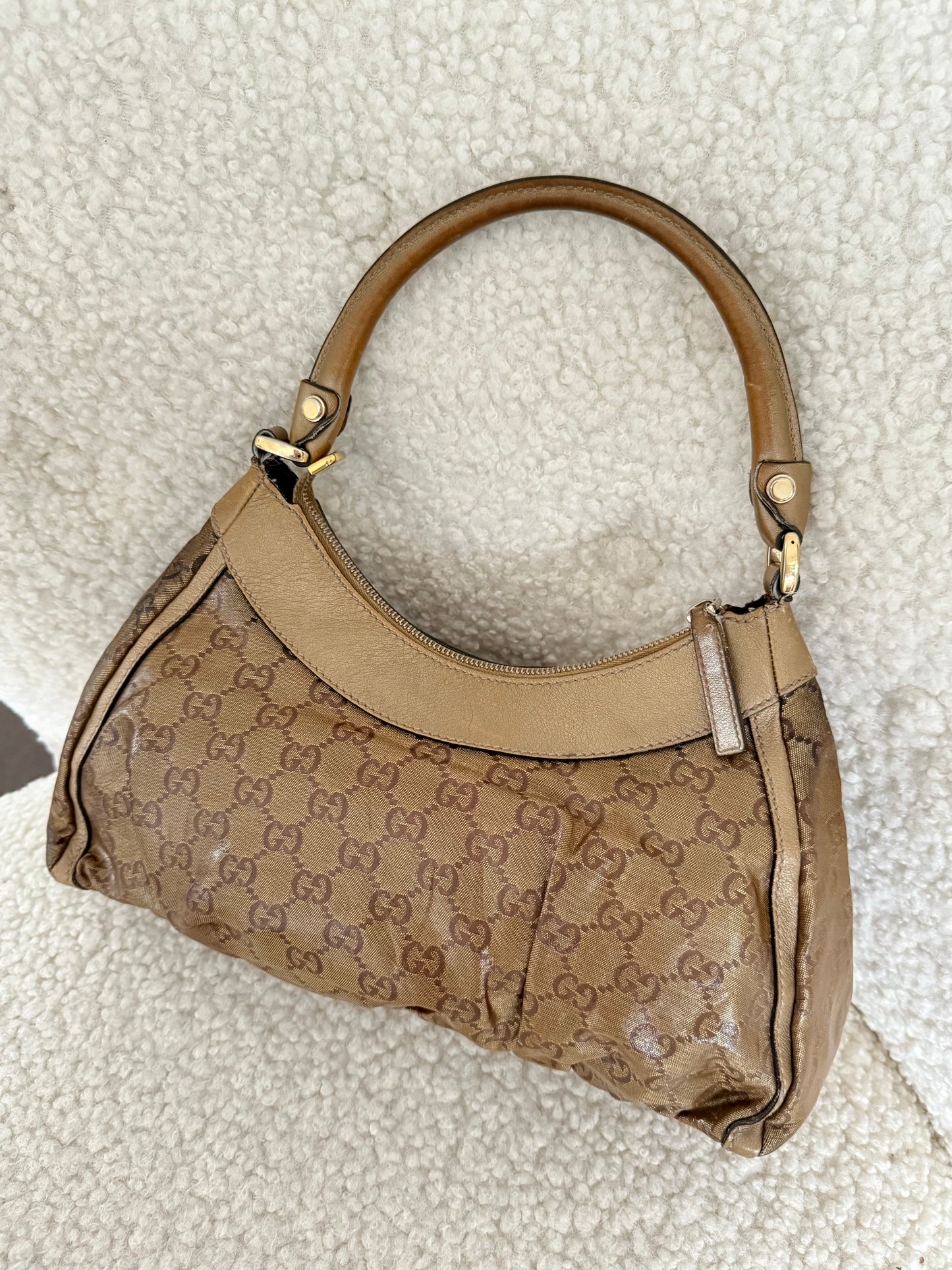 Gucci Monogram D Ring Shoulder Bag