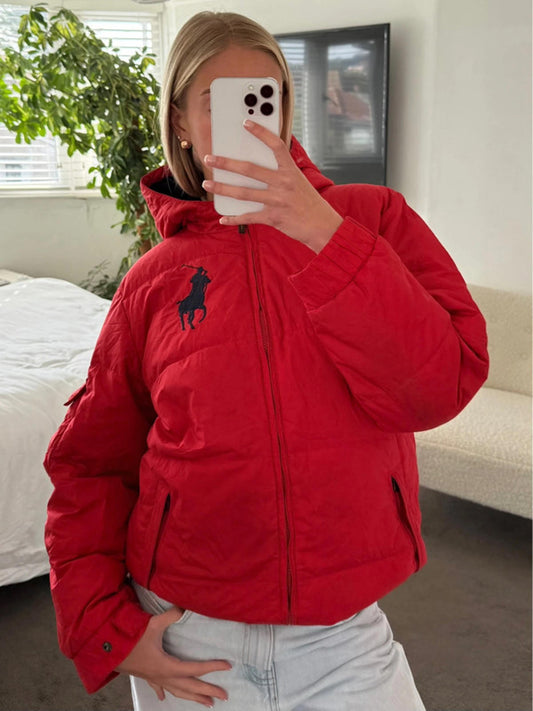 Ralph Lauren Red Puffer Jacket