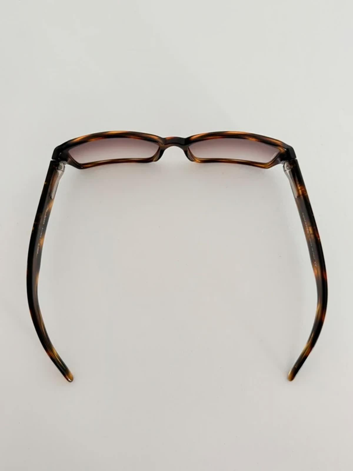 Chanel crystal rectangular sunglasses