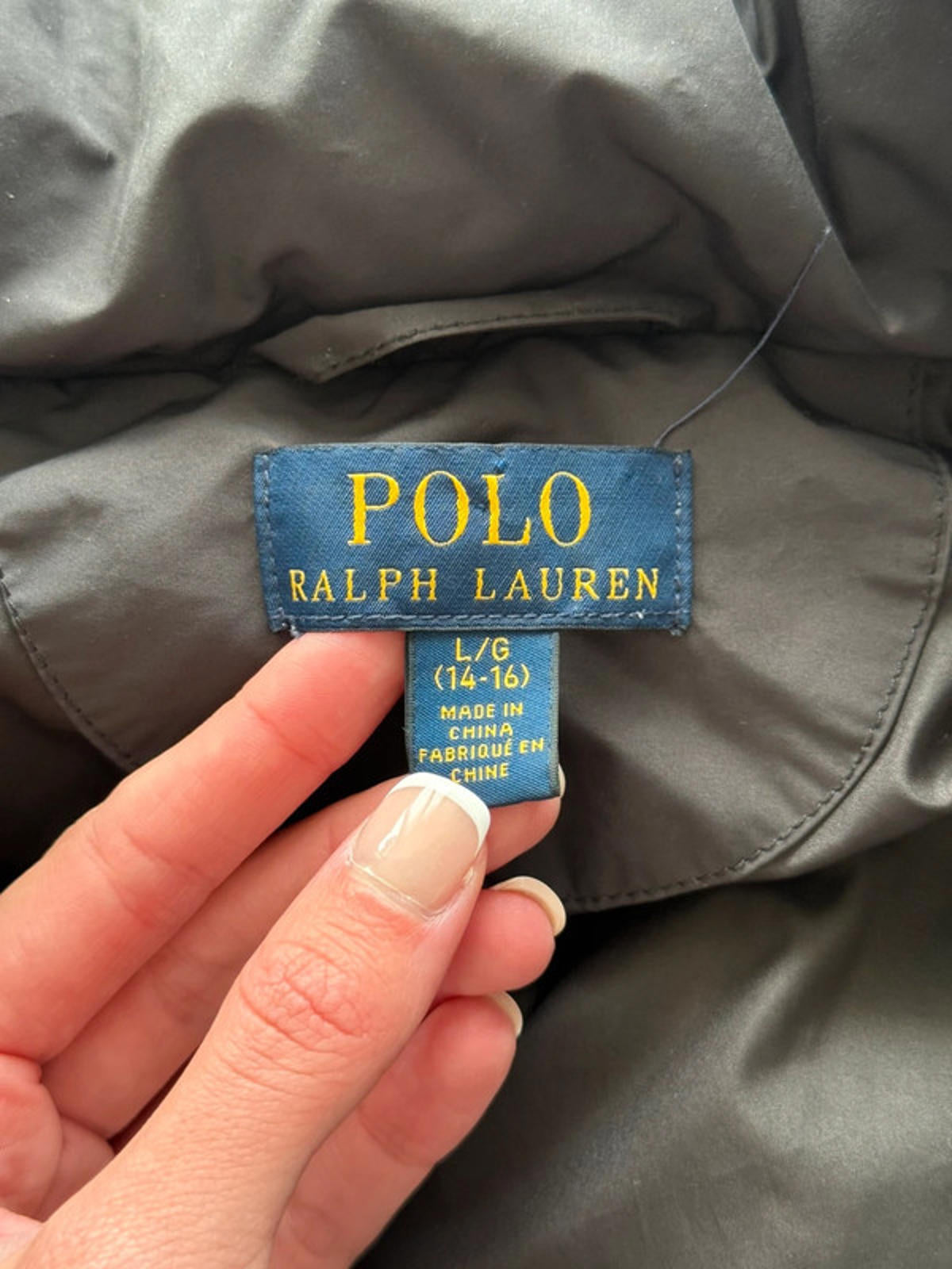 Polo Ralph Lauren Black Puffer Jacket
