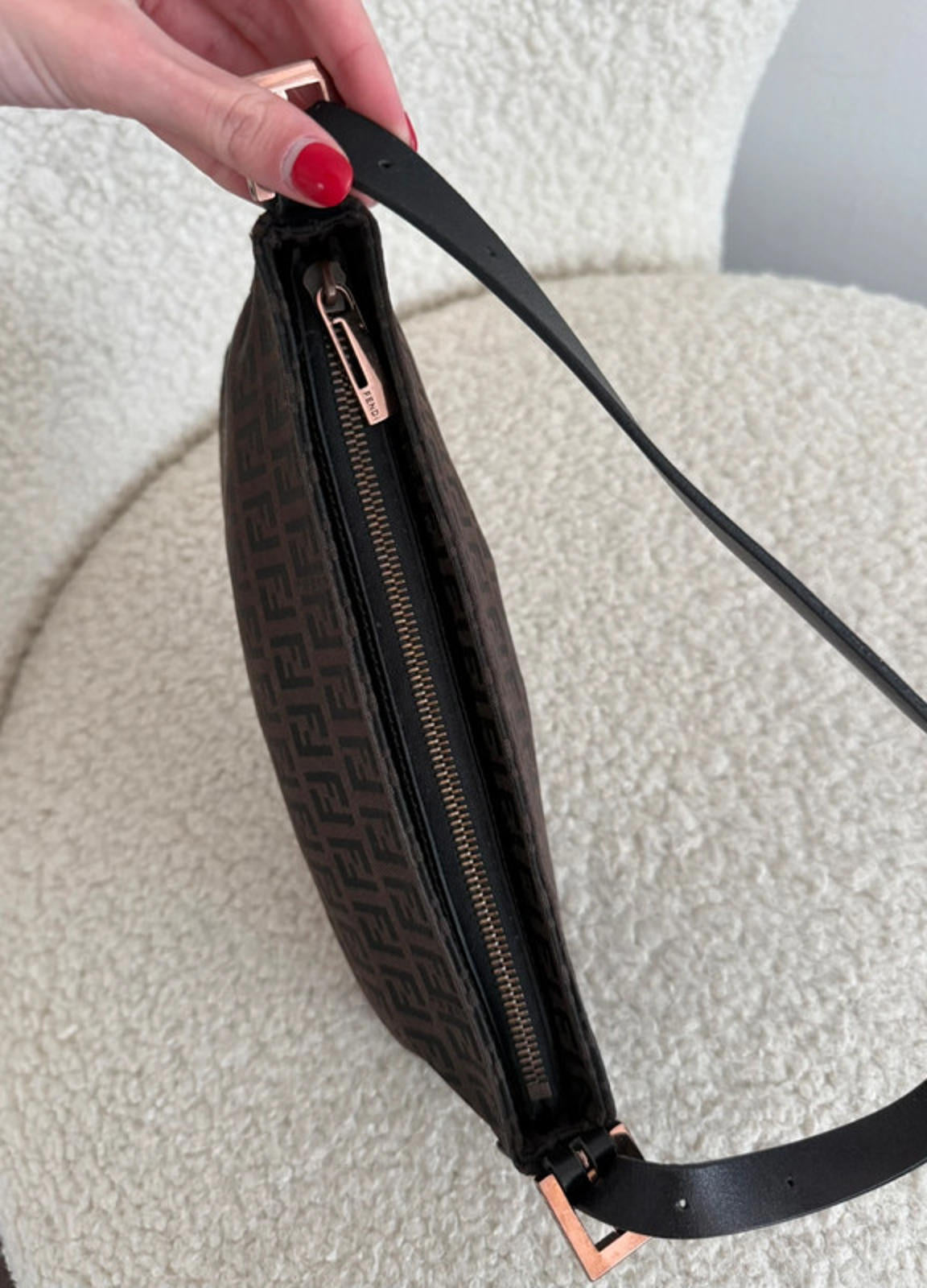 Fendi Zucca monogram shoulder bag