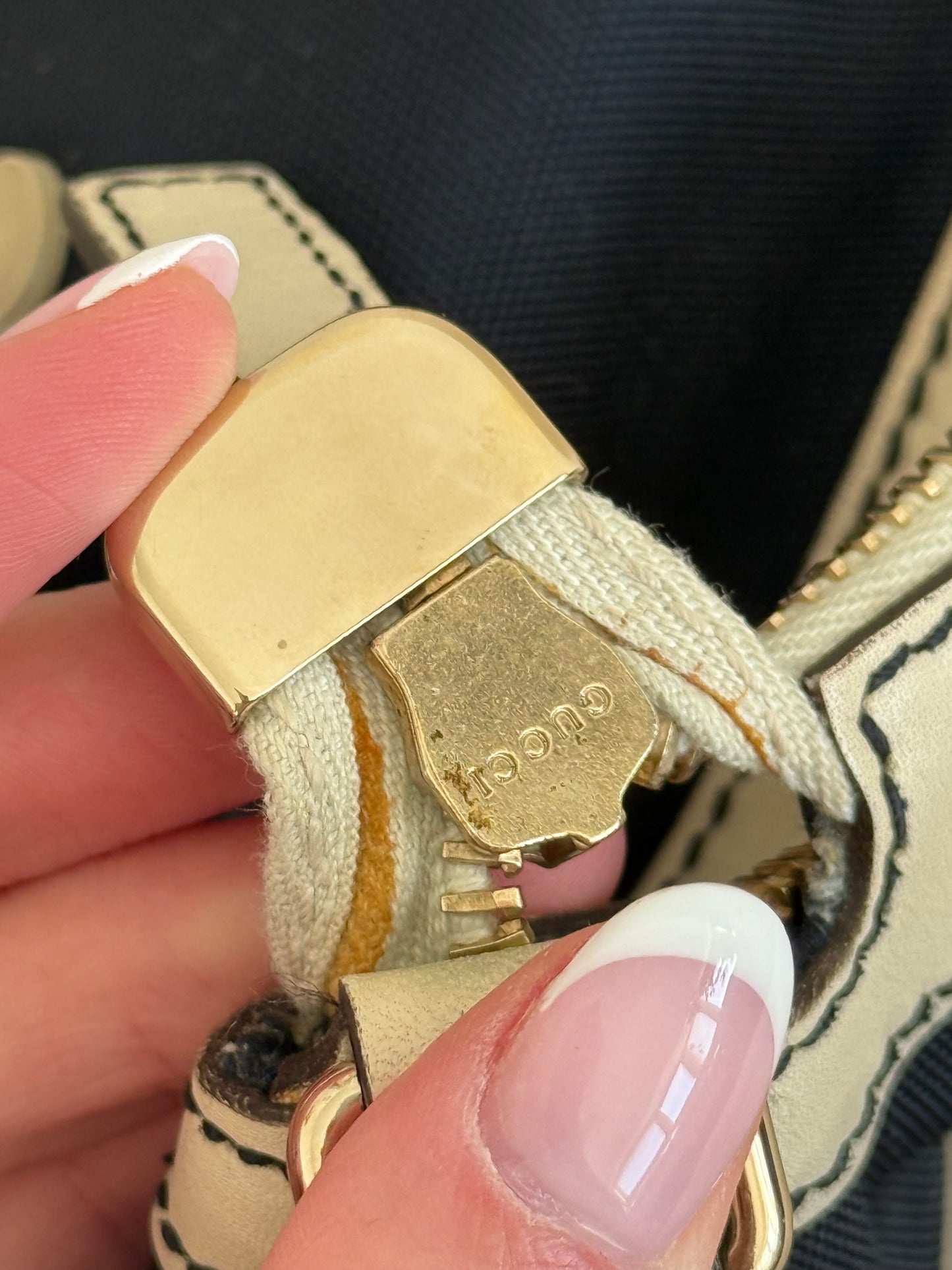 Gucci Script Logo Shoulder / Crossbody Bag