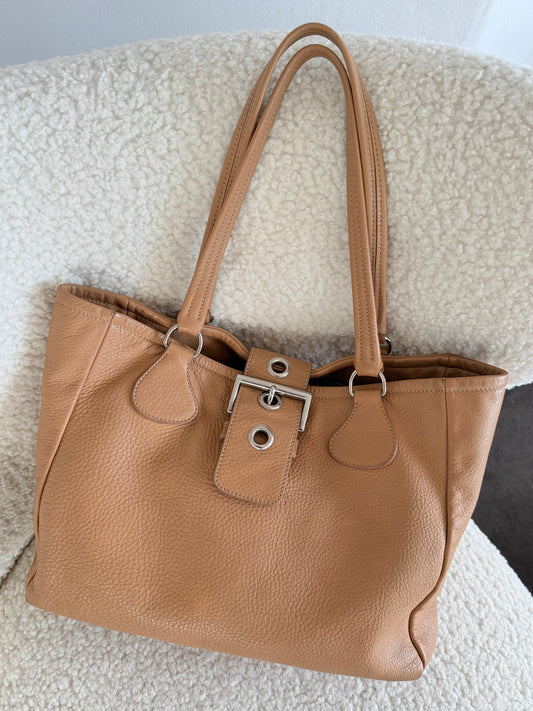 Prada leather tote