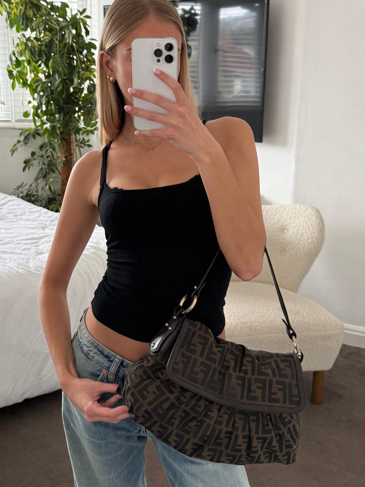 Fendi Zucca Chef Hobo – Medium