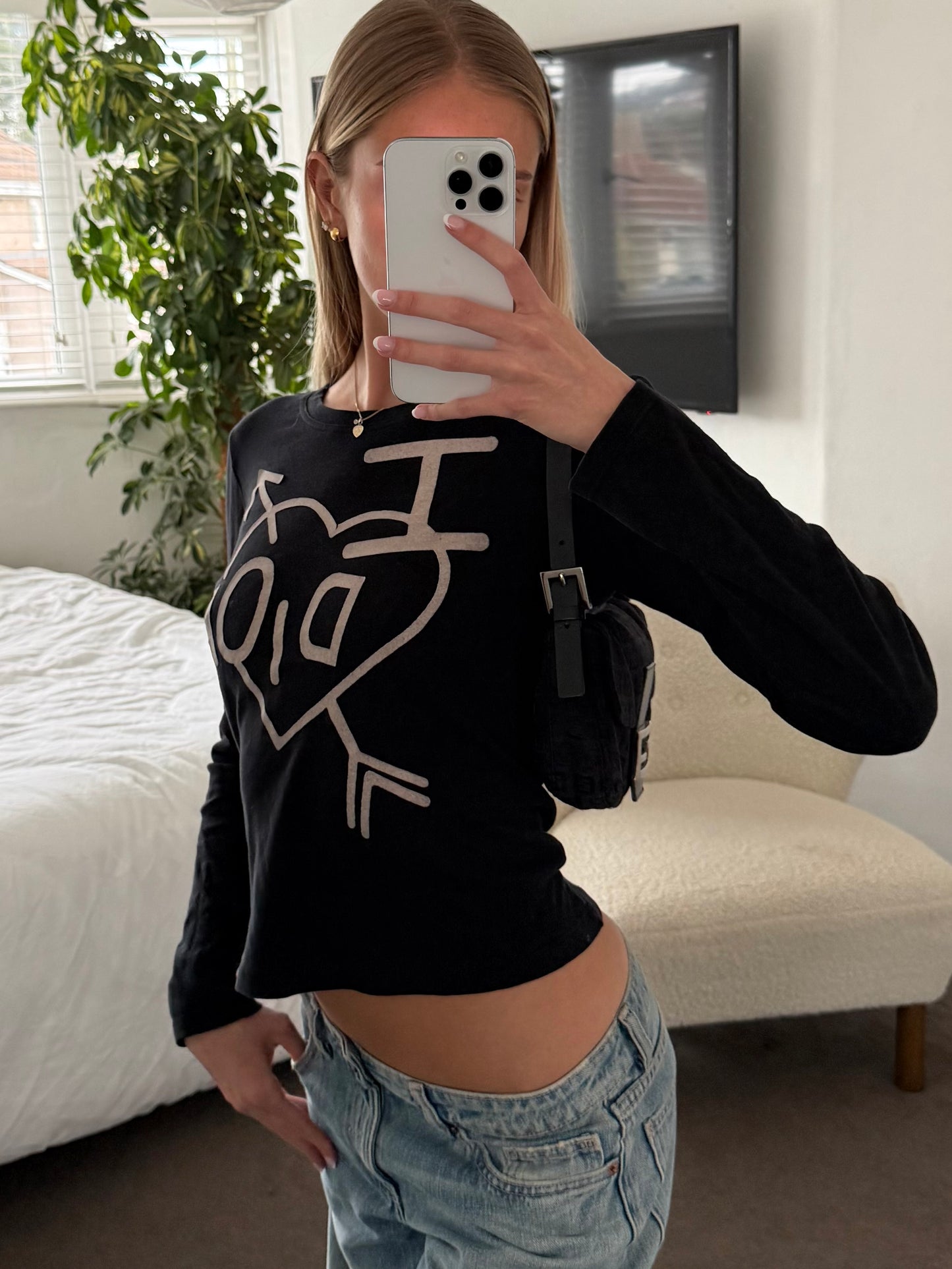 Dior “I <3 Dior” Long Sleeve Top