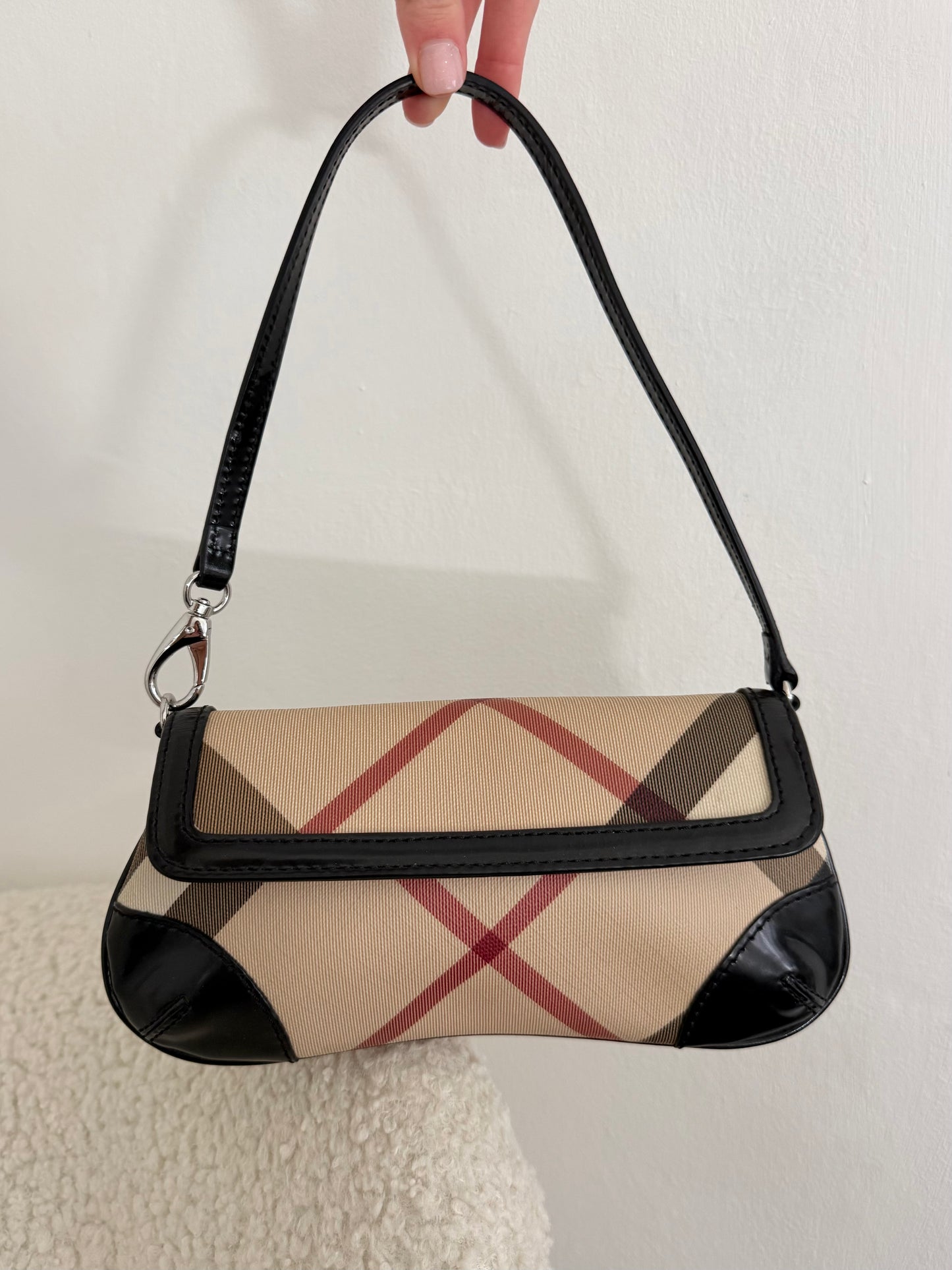 Burberry mini vintage check shoulder bag