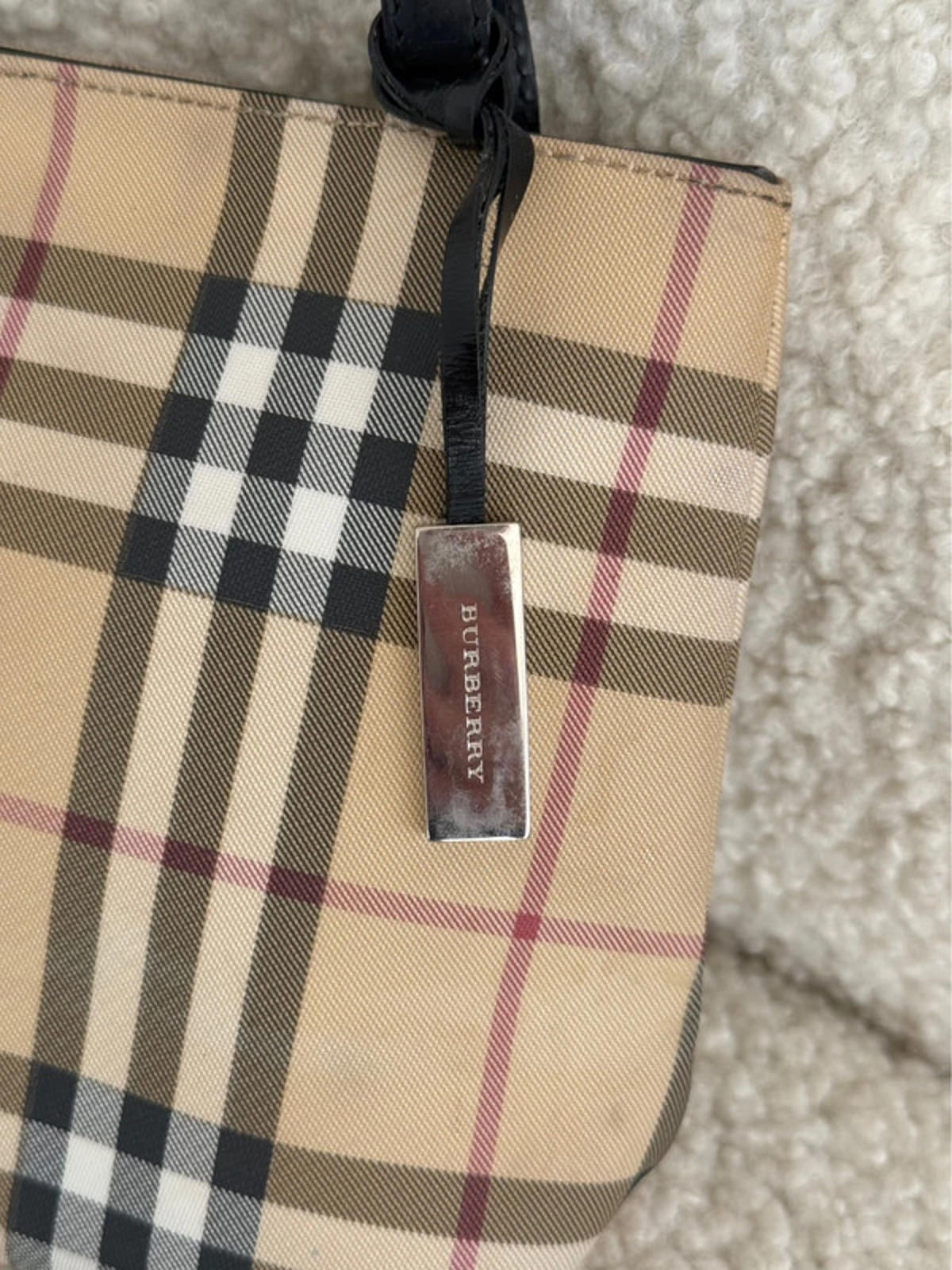 Burberry Nova Check Mini Tote