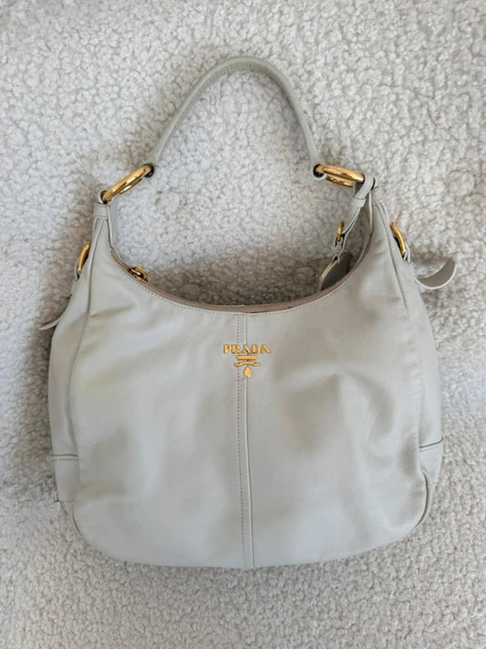 Prada Vitello Daino Hobo Bag