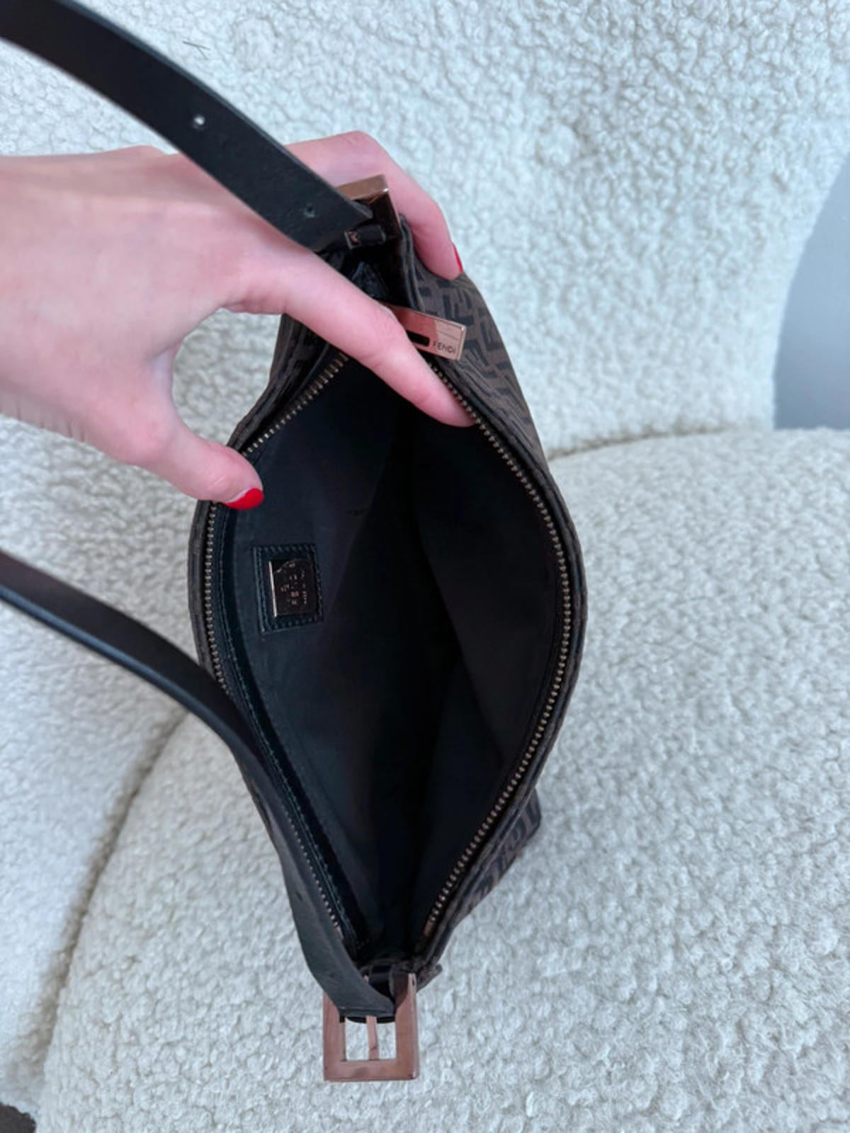 Fendi Zucca monogram shoulder bag
