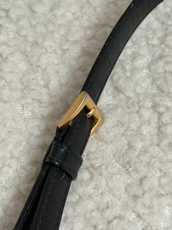 prada black nylon shoulder bag