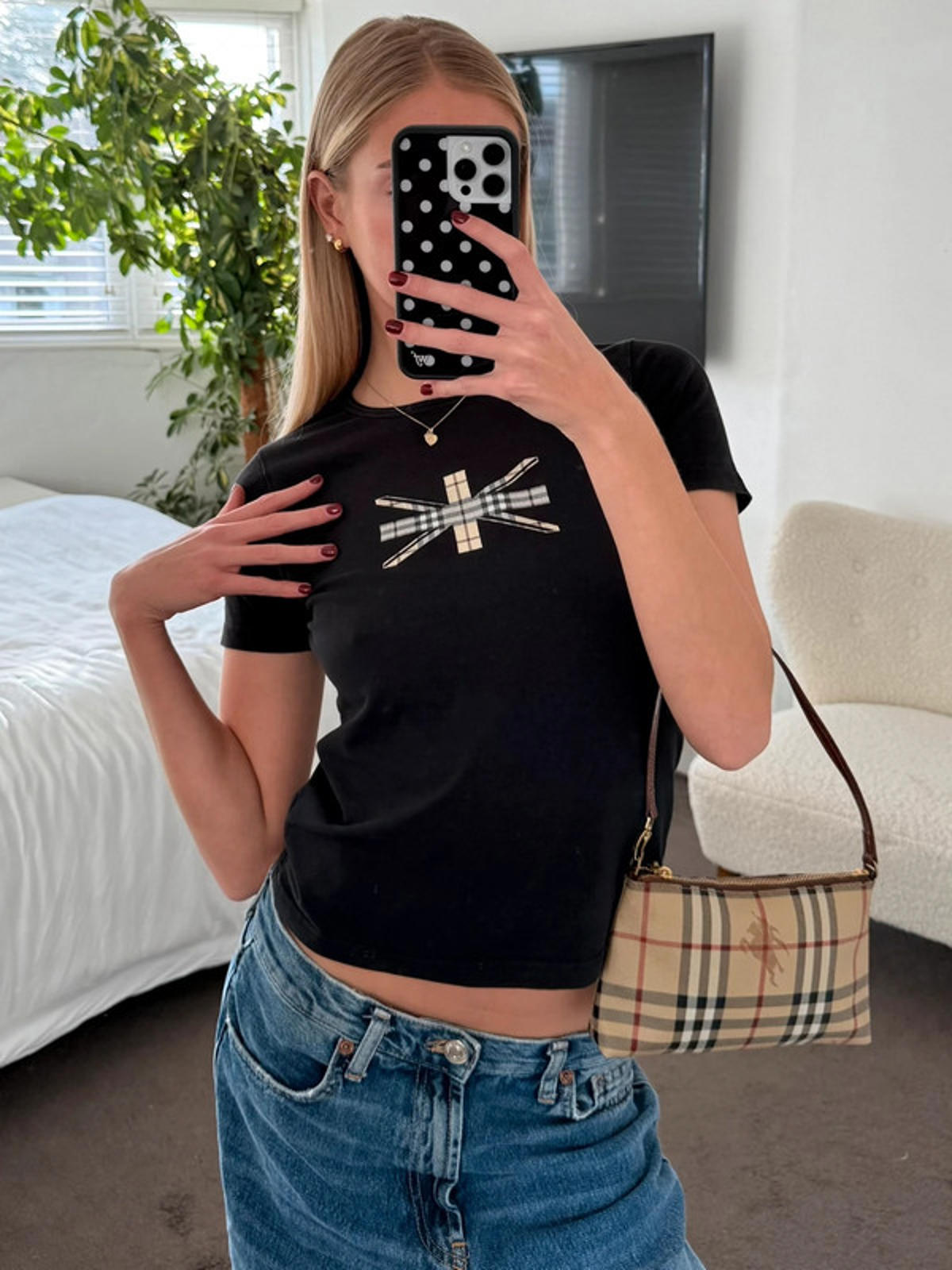 Burberry London Check Cross T-Shirt