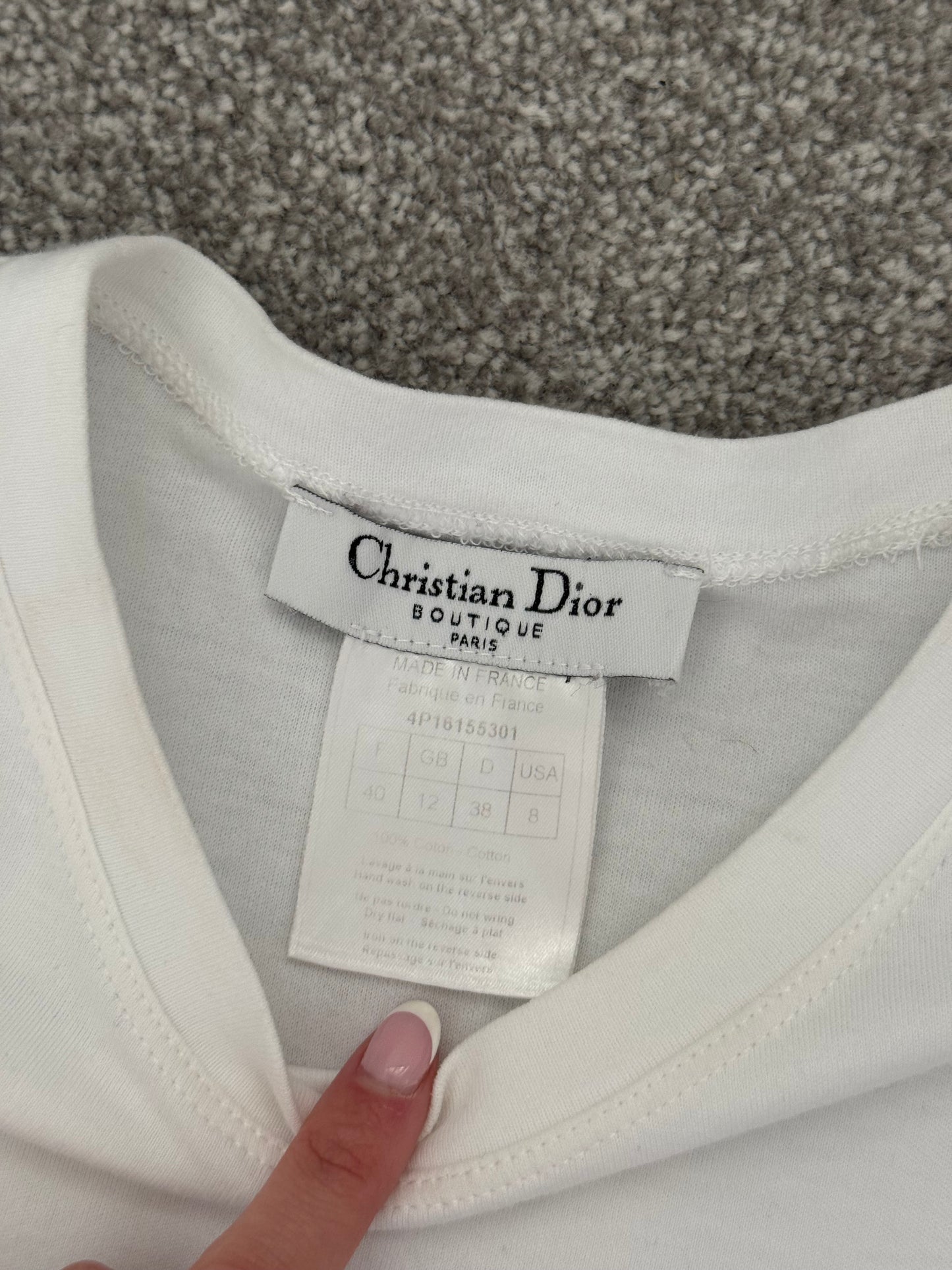 J'Adore Dior sleeveless tank top
