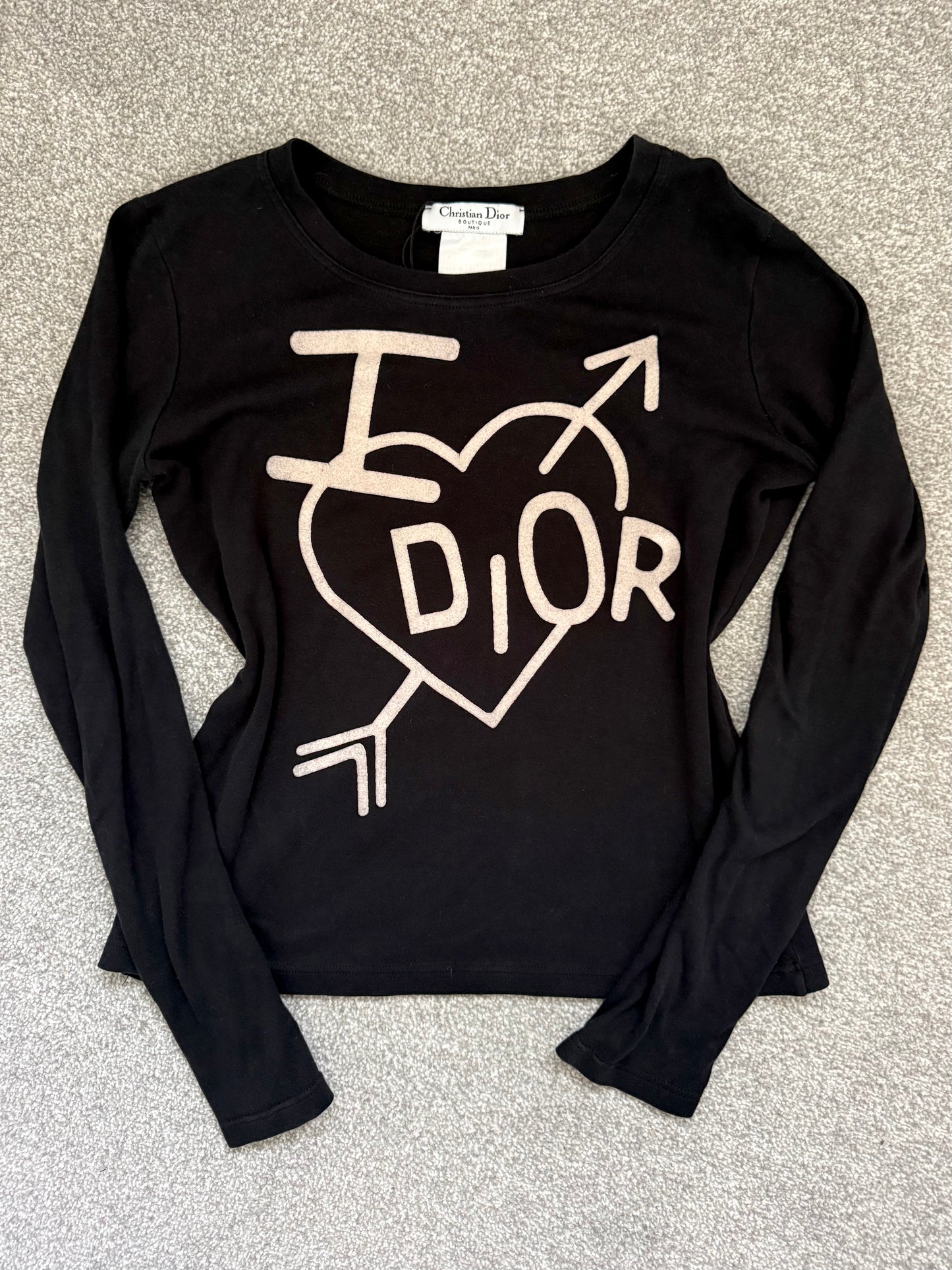 Dior “I <3 Dior” Long Sleeve Top
