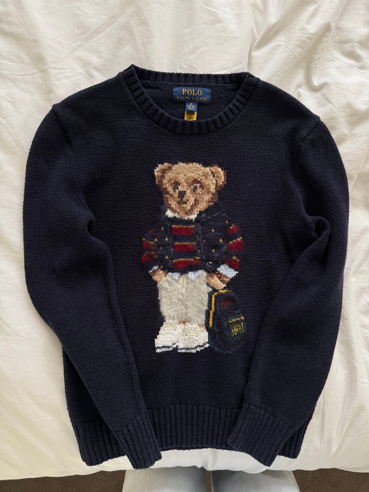 Ralph Lauren teddy bear knit