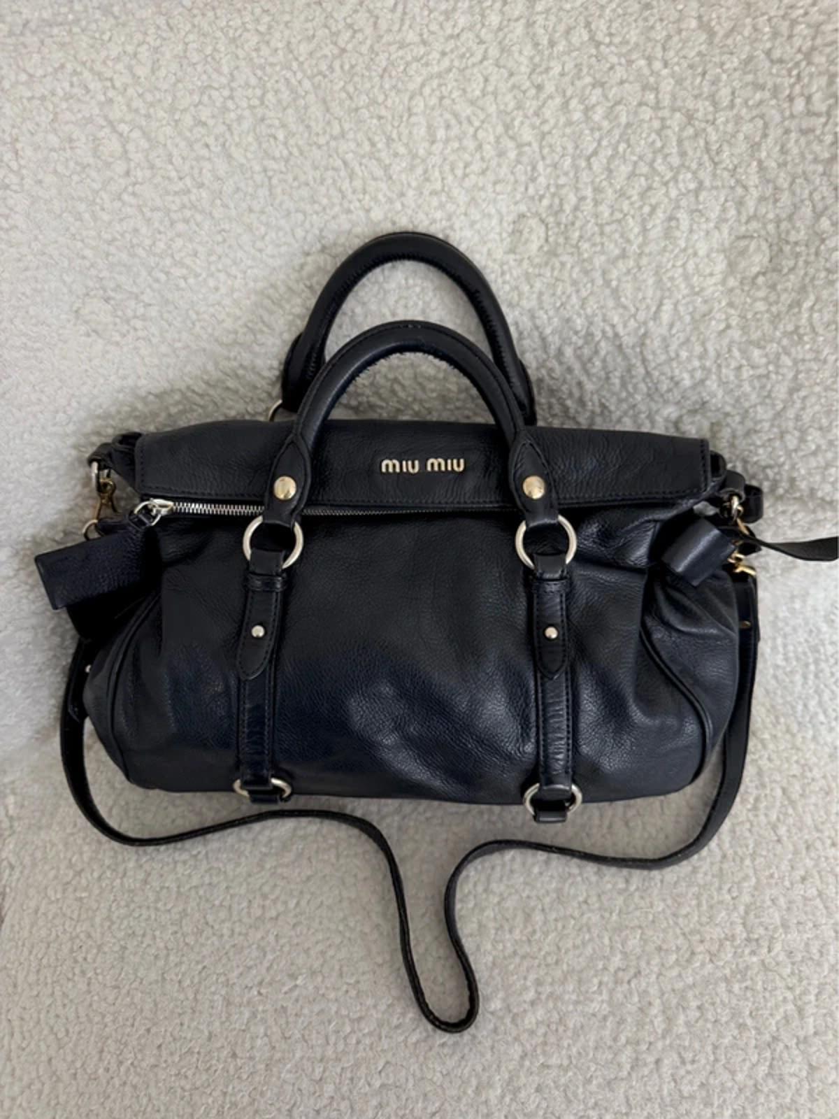 Miu Miu Vitello Lux Bow bag