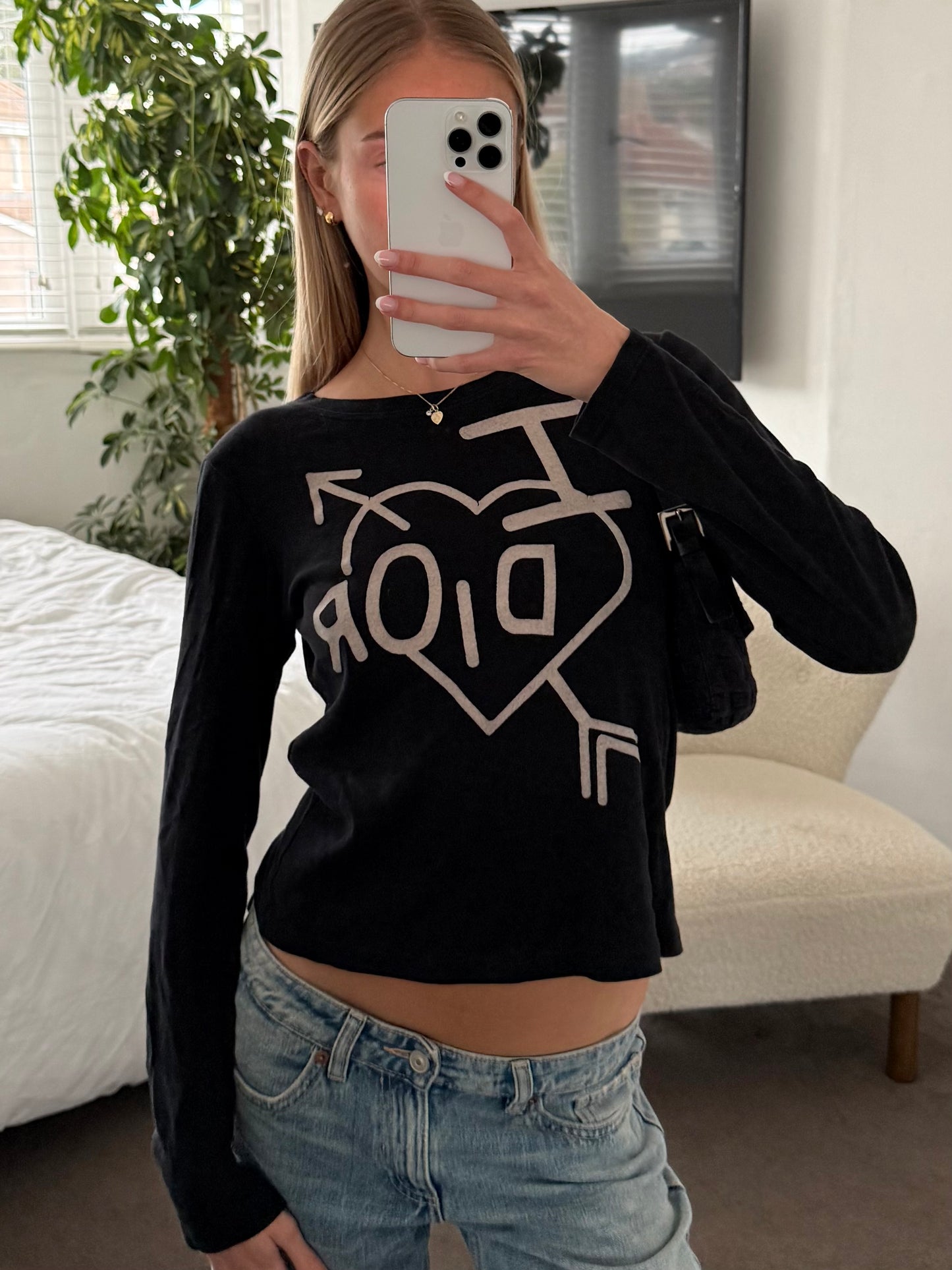 Dior “I <3 Dior” Long Sleeve Top