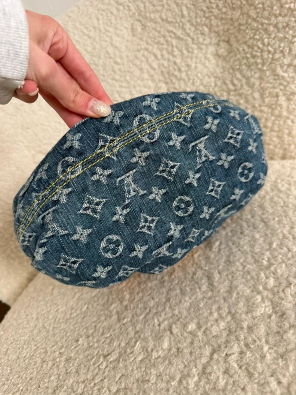 Louis Vuitton Monogram Denim Mini Pleaty Bag