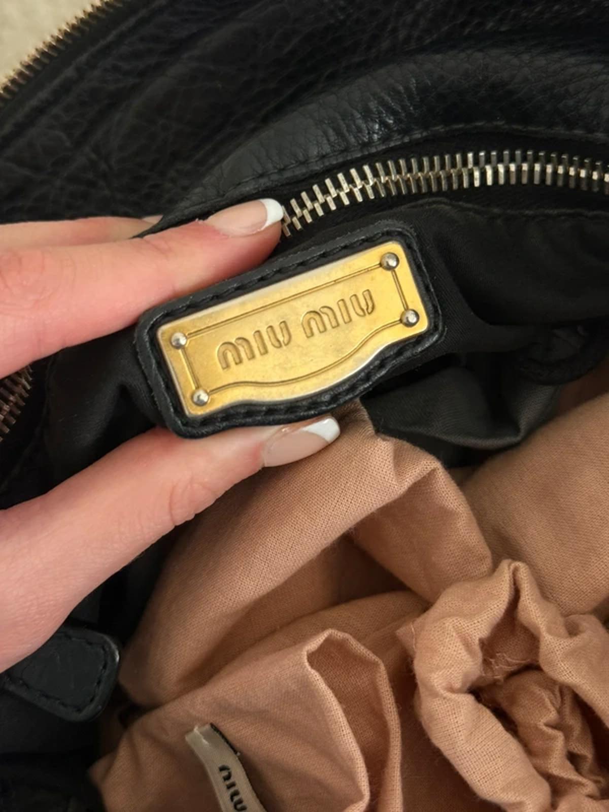 Miu Miu Vitello Lux Bow bag