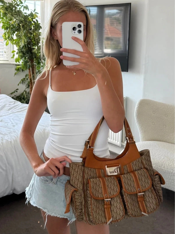dior trotter street chic cargo shoulder bag