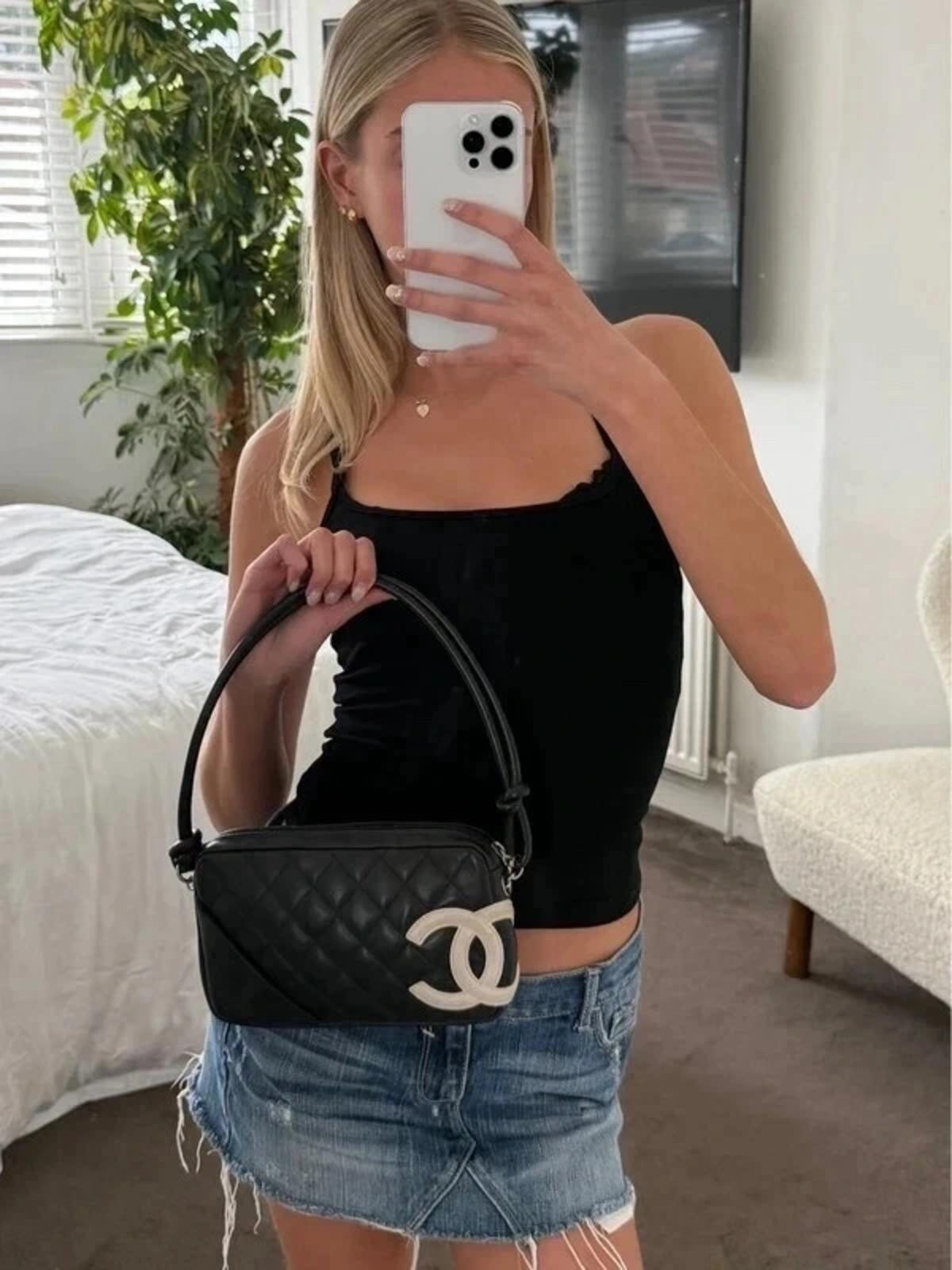 Chanel Cambon Ligne Pochette bag