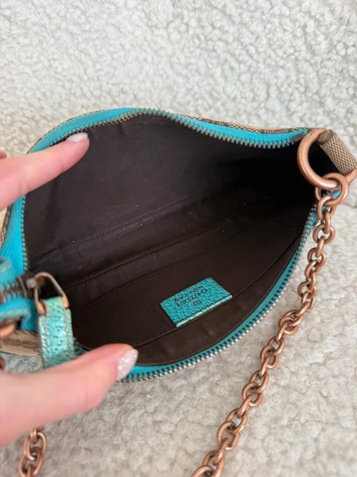 Gucci GG Monogram Nailhead Pochette