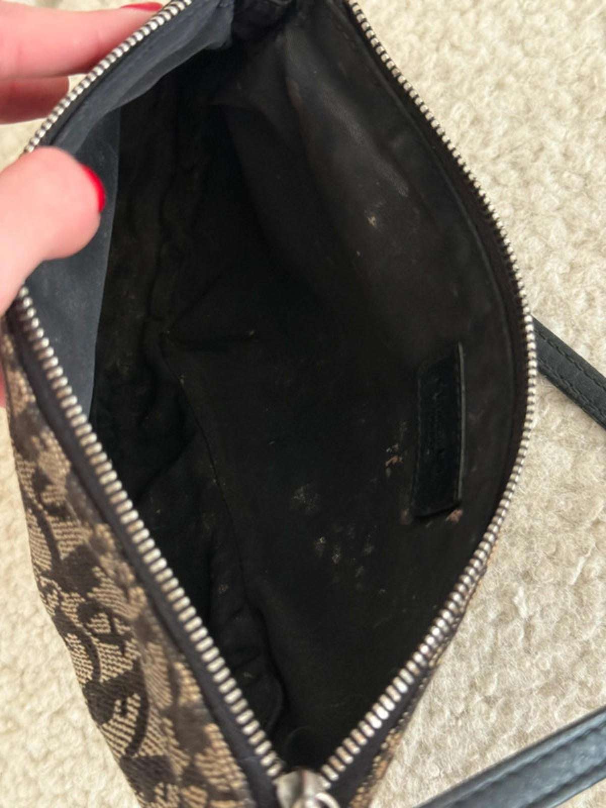Christian Dior monogram saddle shoulder bag