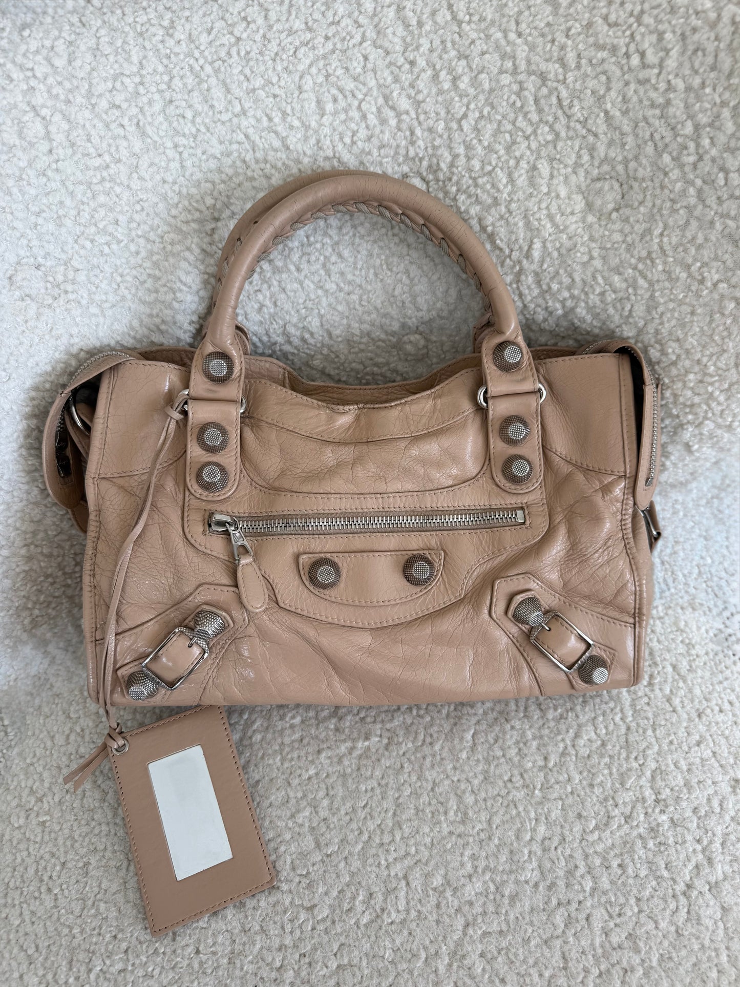 Balenciaga Le City Handbag – Beige