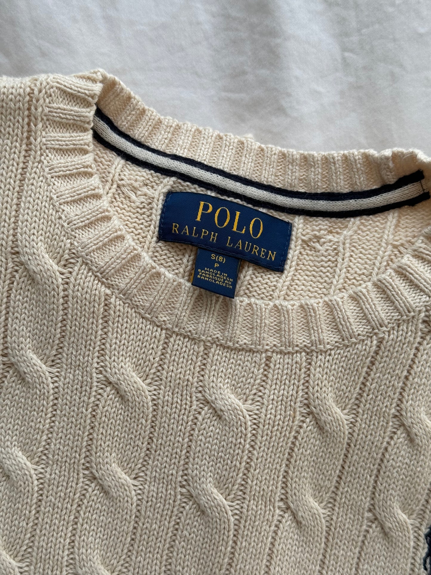 Ralph Lauren cream knit