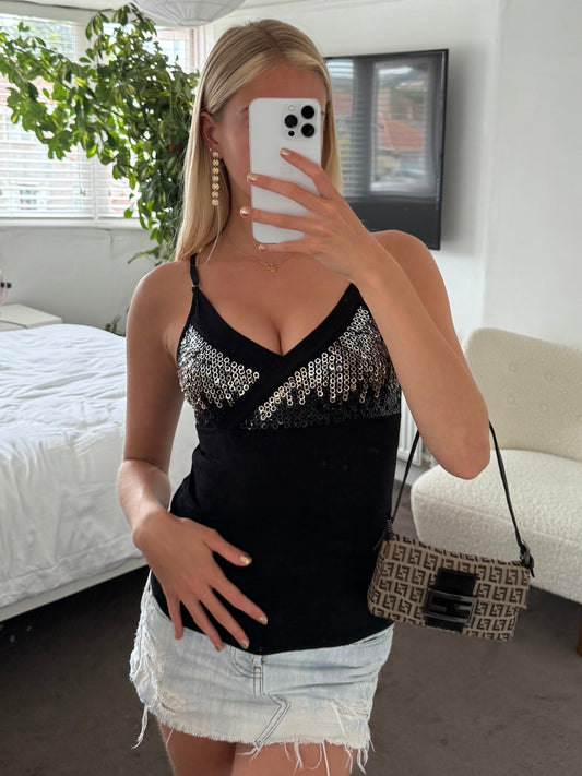 Sequin cami