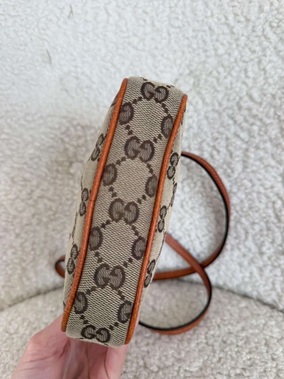 Gucci GG Canvas Mini Crossbody Bag
