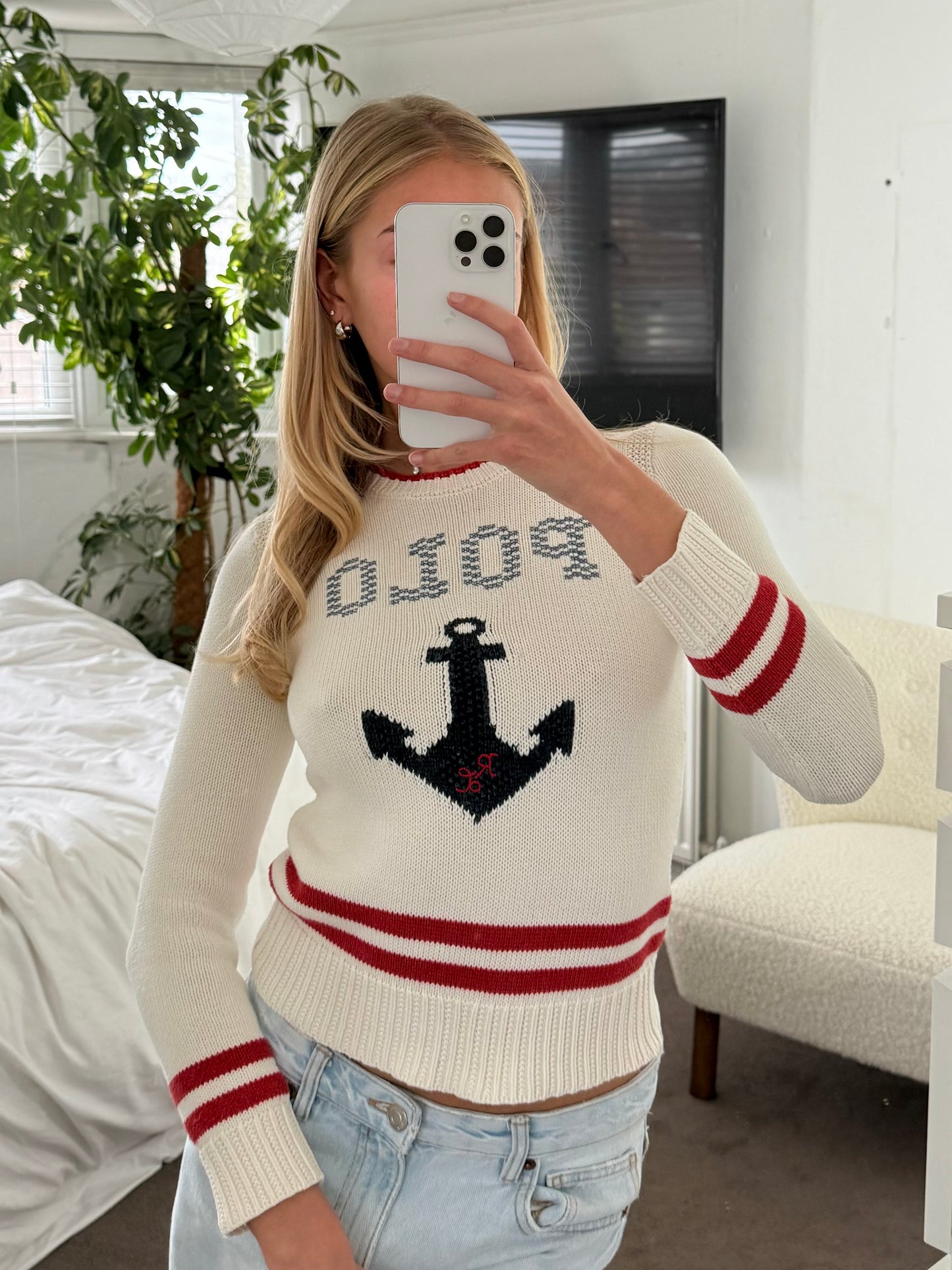 Polo anchor knit