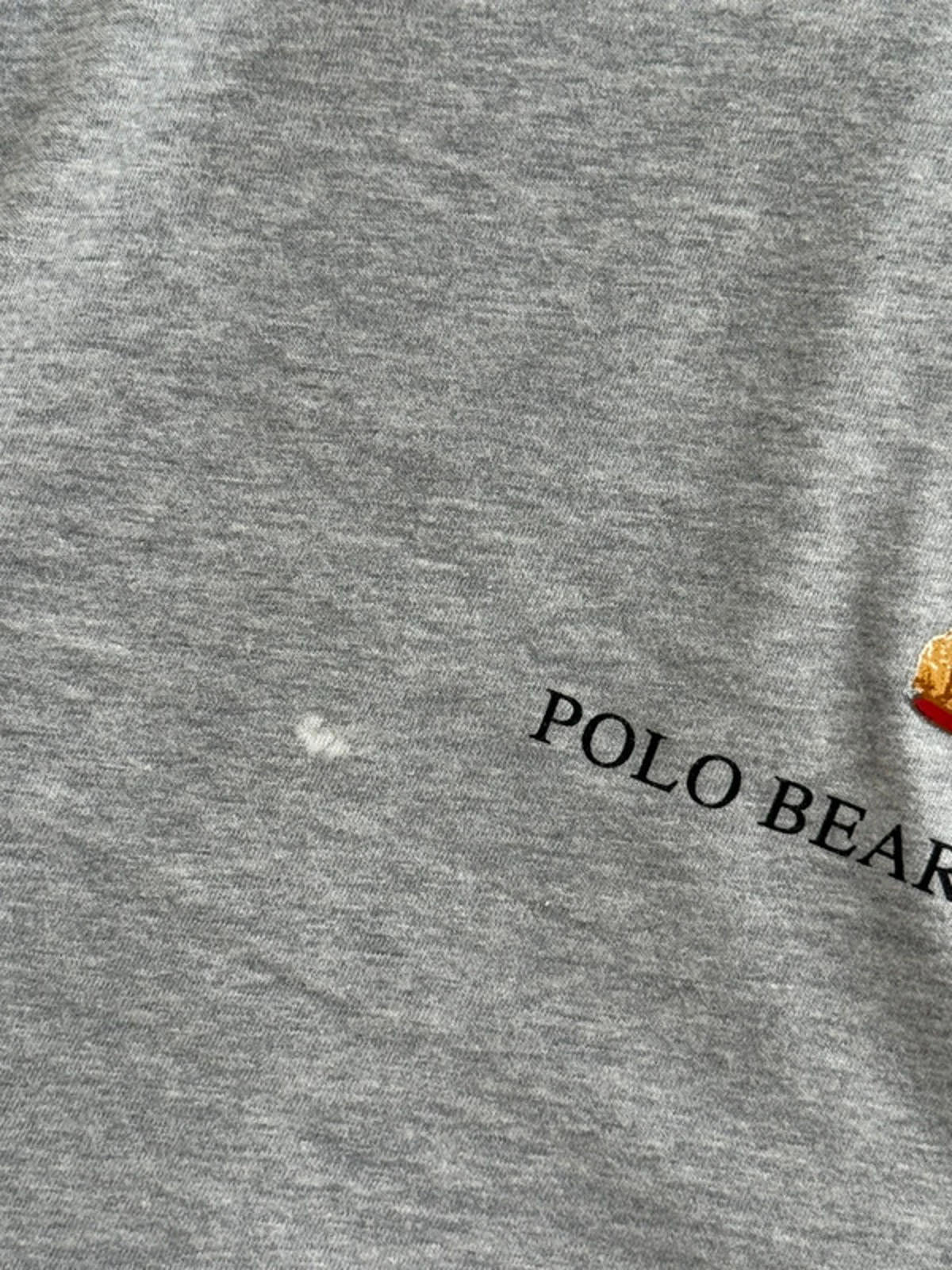 Ralph Lauren Grey Polo Bear Tee
