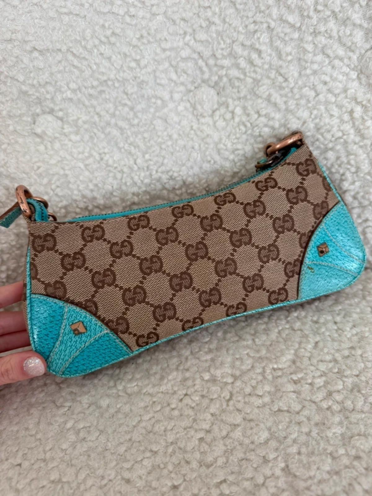 Gucci GG Monogram Nailhead Pochette