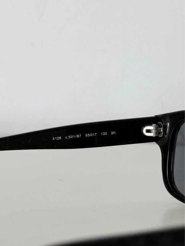 chanel black rectangular sunglasses