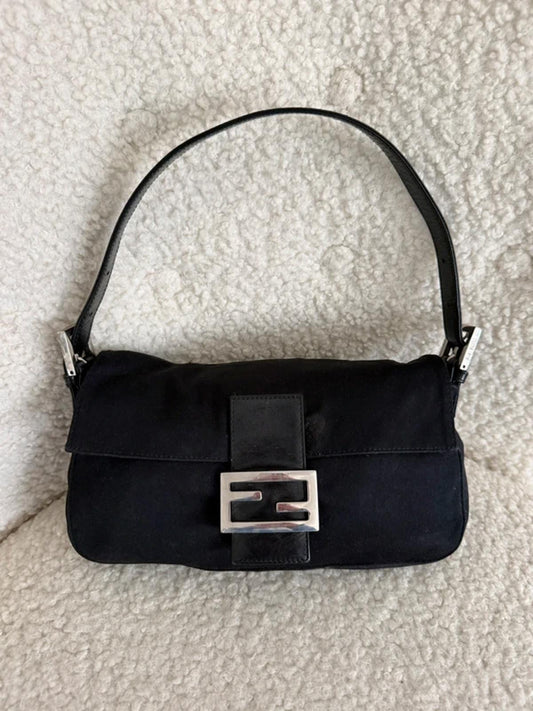 Classic Fendi black baguette