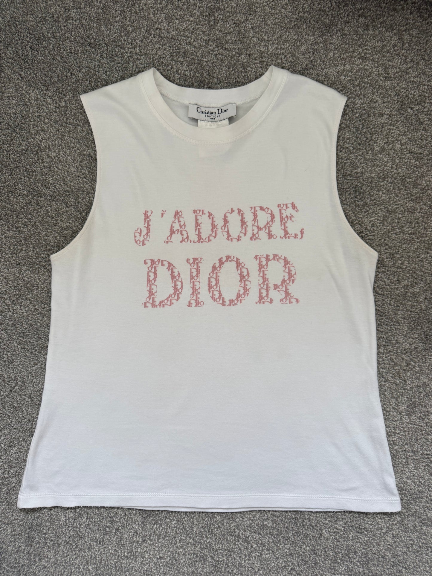 J'Adore Dior sleeveless tank top