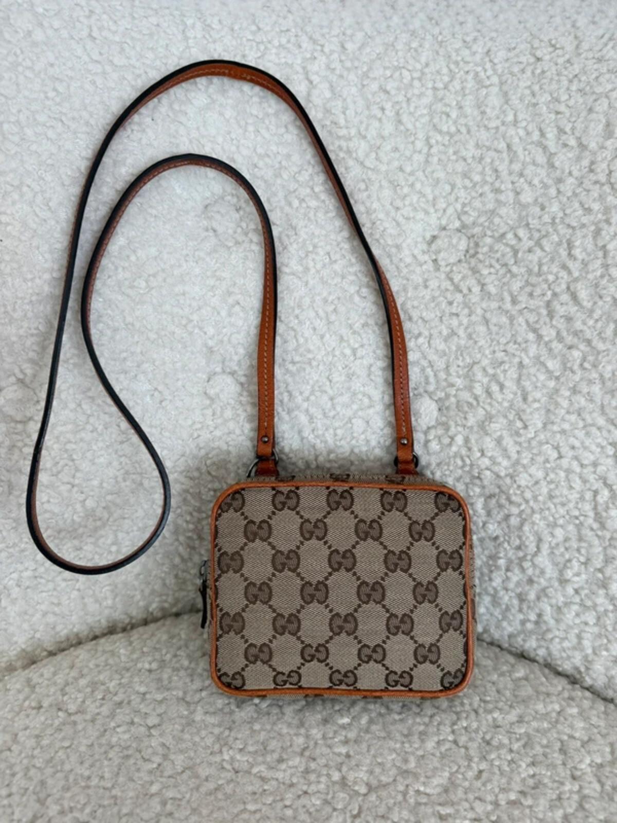 Gucci GG Canvas Mini Crossbody Bag