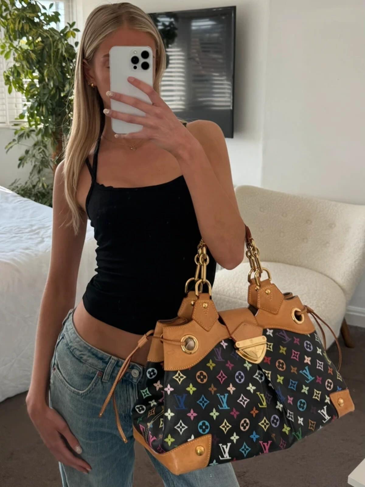 Louis Vuitton Monogram Multicolor Ursula Bag Black