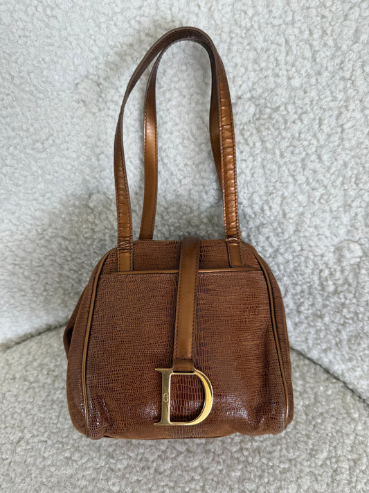 Christian Dior Saddle Bowling Bag