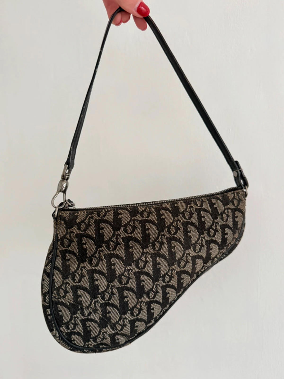 Christian Dior monogram saddle shoulder bag