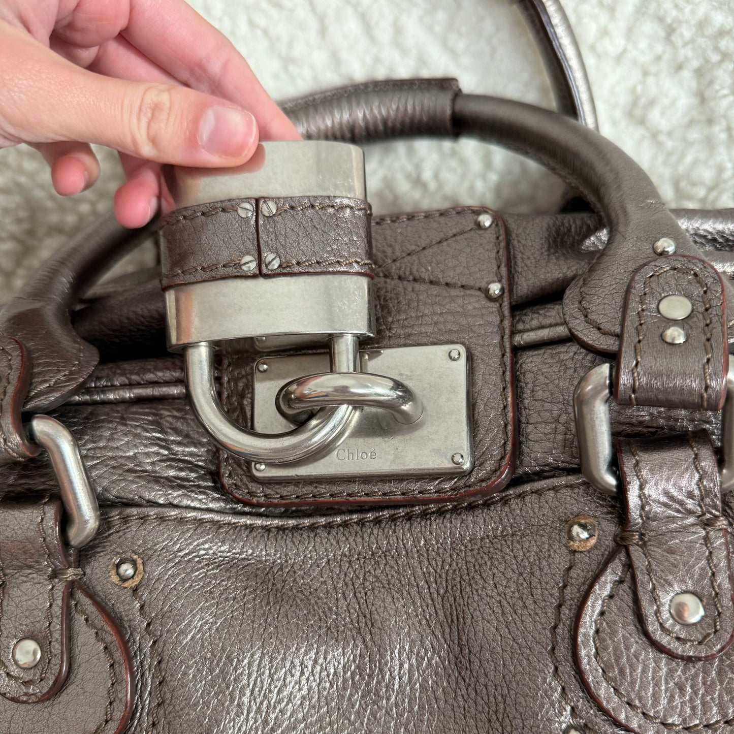 Chloé Paddington pad lock bag