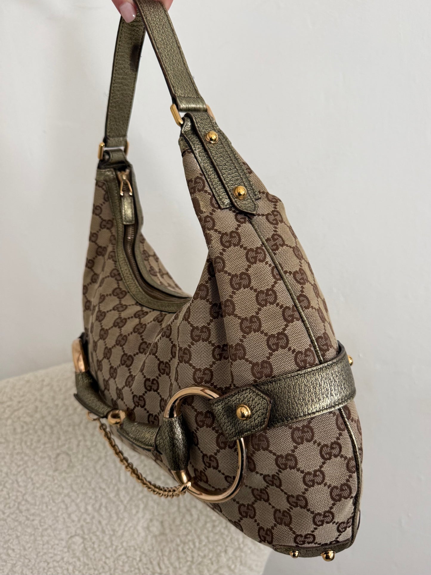 Gucci Horsebit Hobo Shoulder Bag